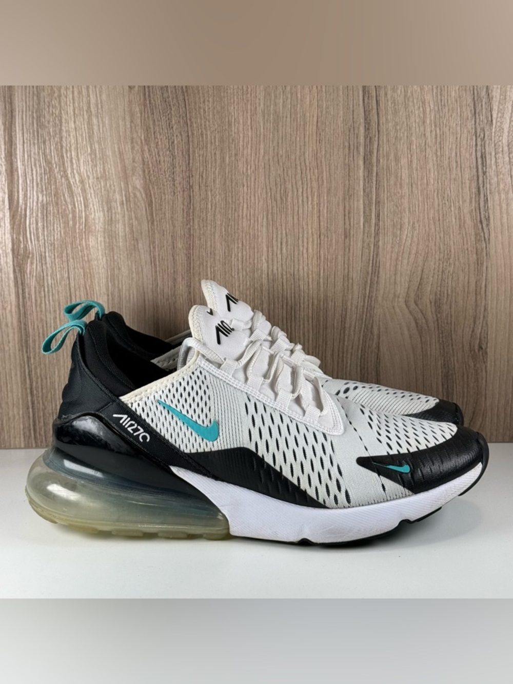 Nike Air Max 270 White Dusty Cactus Shoes AH6789-115 Women’s Size 10